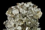 Transparent Columnar Calcite Crystal Cluster on Quartz - China #164007-2